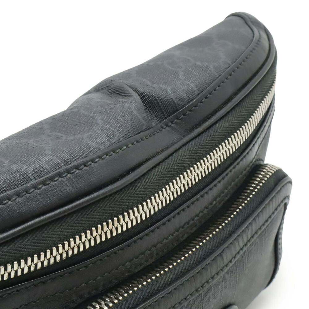 GUCCI Authentic Black Leather Fanny Pack - Picture 6 of 10